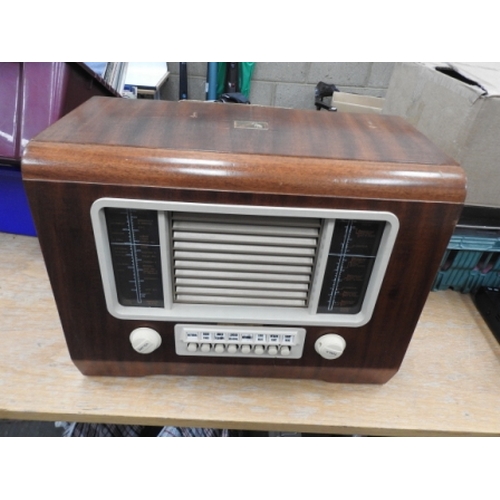 56 - Vintage HMV Radio