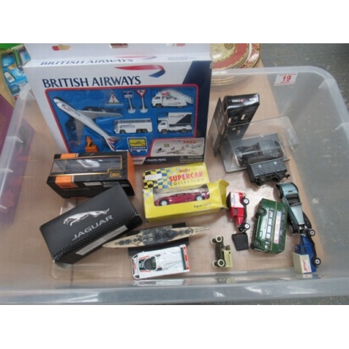 19 - Box of Toy Cars