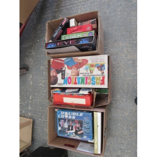 31 - 3 Boxes of Vintage Board Games