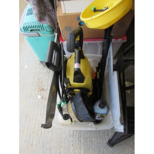 47 - Karcher pressure washer plus accessories and liquids