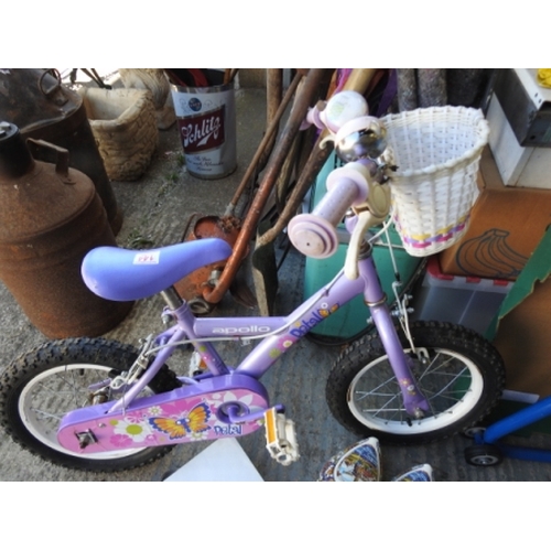 144 - Childs push bike