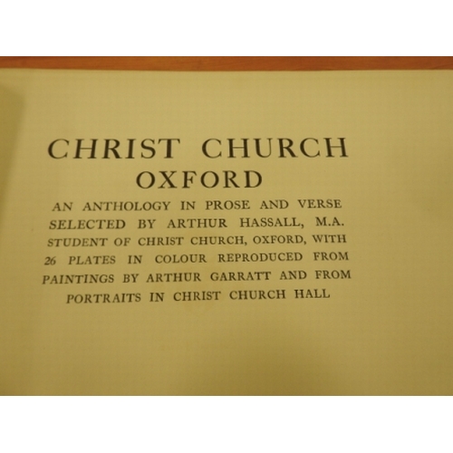 160 - Antique Christ Church Oxford Anthology book