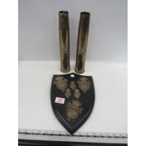 33 - Trench Art + Plaque