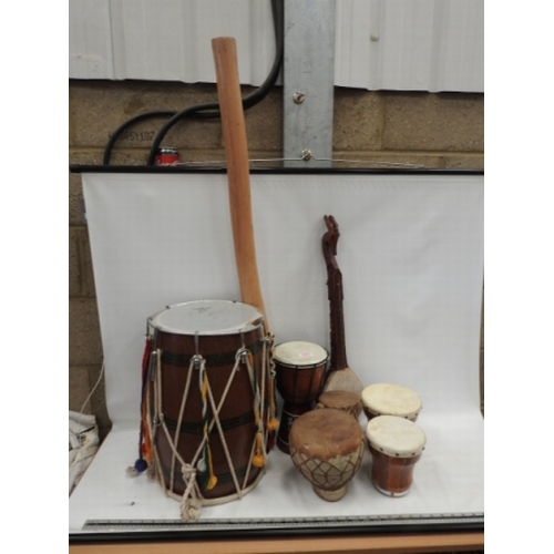 341 - Drums + other ethnic musical instruments