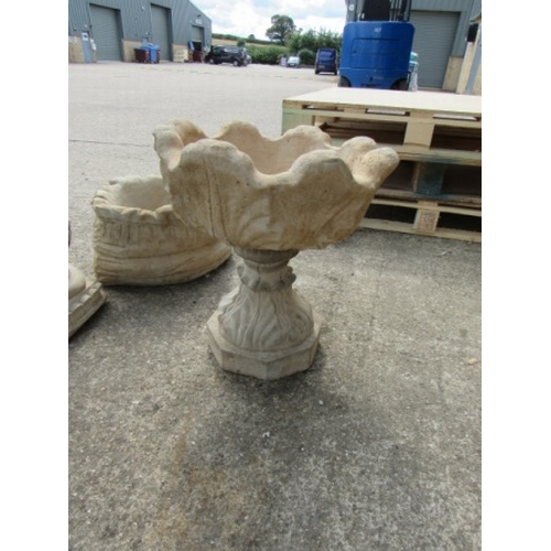 576 - Tulip Urn -  ornate urn on hexagonal base