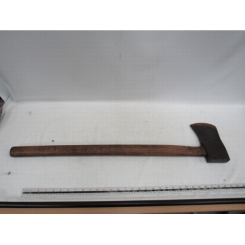 492 - Military Axe, stamped