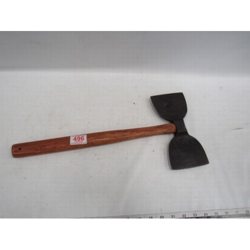 496 - Double Head hand axe