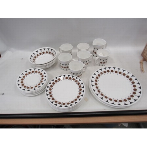 230 - John Russell part Teaset 29 pieces 1960's