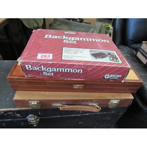 263 - Backgammon Set