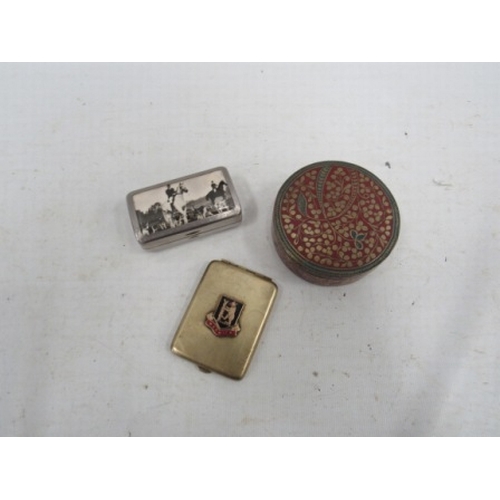 383 - 2 Small Tins + Match case