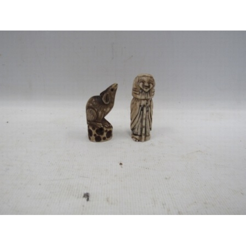 41 - Antique Bone Oriental Netsuke