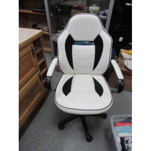 3 - White Office Chair