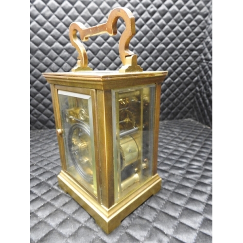 387 - Quality Carriage Clock 1.73kg