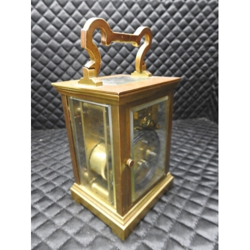 387 - Quality Carriage Clock 1.73kg