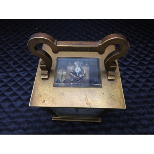 387 - Quality Carriage Clock 1.73kg