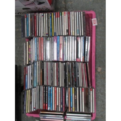 412 - Crate of CD's