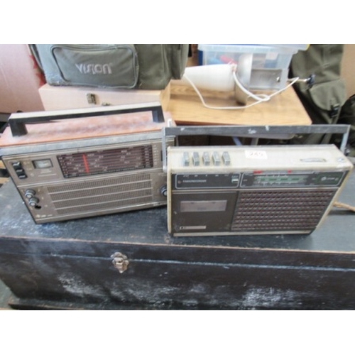140 - 2 Vintage Radios