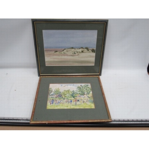 144 - 2 Framed Water Colours
