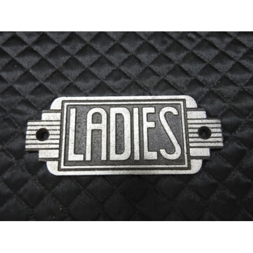 268 - Art Deco Style Ladies Sign