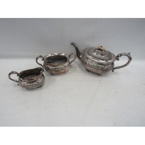 552 - Silver plated tea set