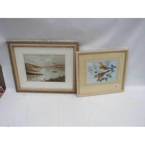 565 - 2 Framed water colours