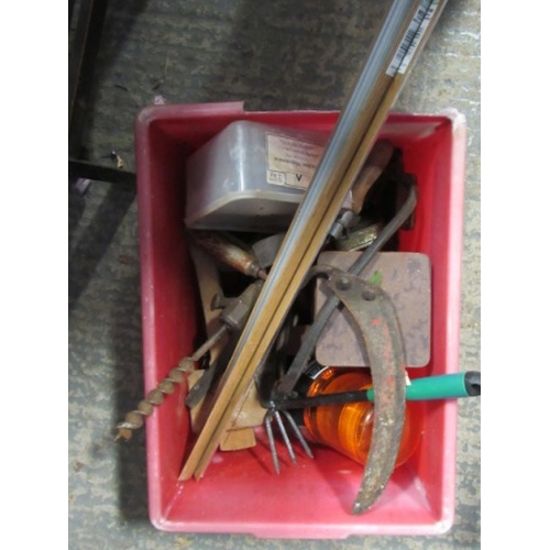 166 - Box of tools etc
