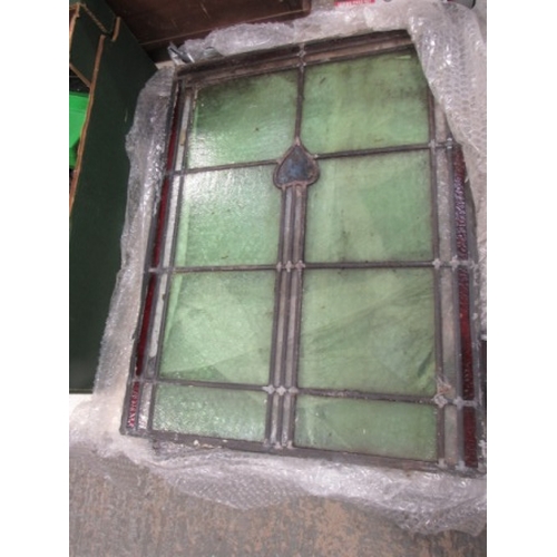 282 - 4 Art Deco leaded light windows