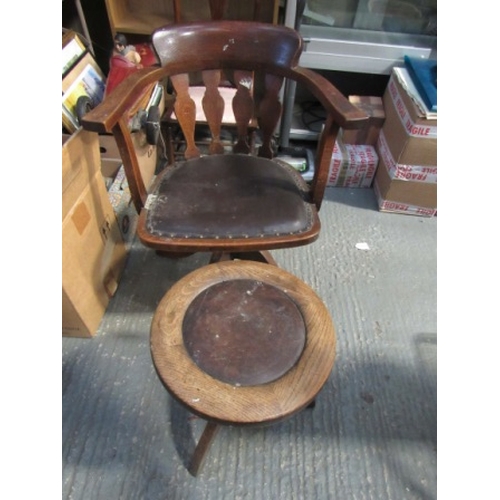 335 - captains chair and table