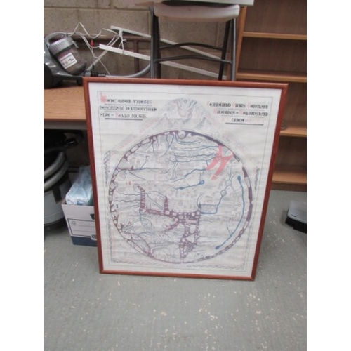 7 - framed map
