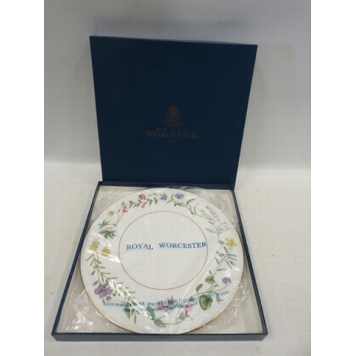 217 - Royal Worcester plate