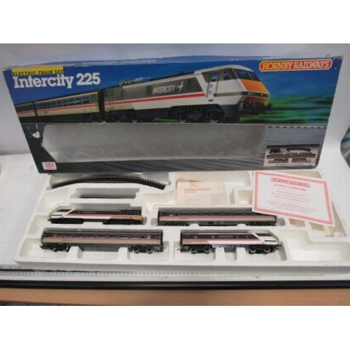 251 - Hornby intercity 225 train set (incomplete)