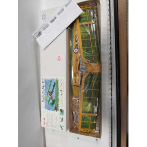 273 - Tiger moth model, remote control plane kit