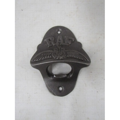 412 - Cast iron RAF bottle opener