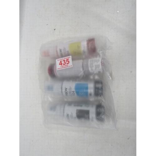 435 - Epson 104 original ink cartridges