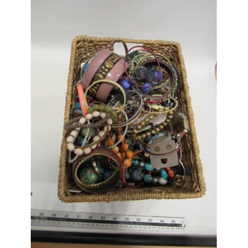 14 - Basket of Costume Jewerly