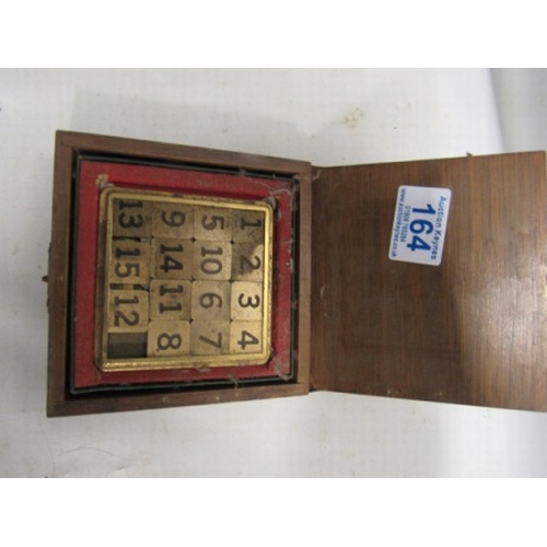 164 - Brass Number Title Slide Puzzles