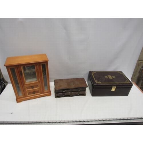 34 - 3 Jewellery boxes