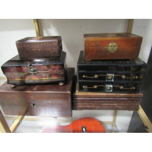 56 - Wooden Boxes + Jewelry boxes