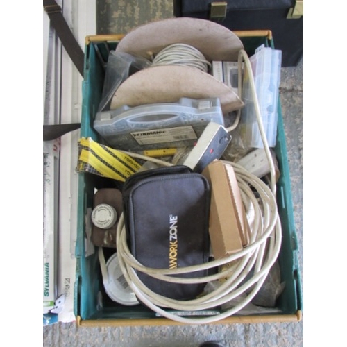 106 - Crate of tools + cables