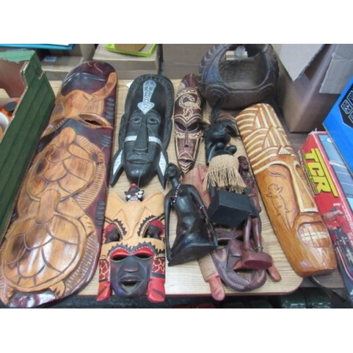 11 - Wooden Masks etc