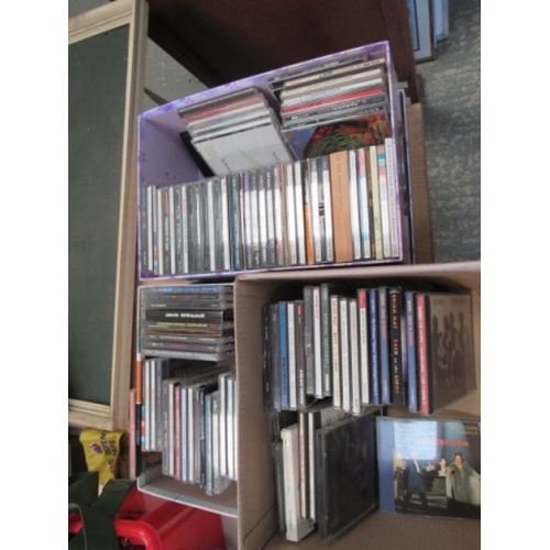151 - 3 boxes of music cdfs albums