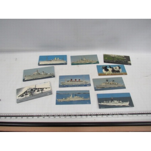 177 - Collection of hand painted tiles inc Empire Windrush