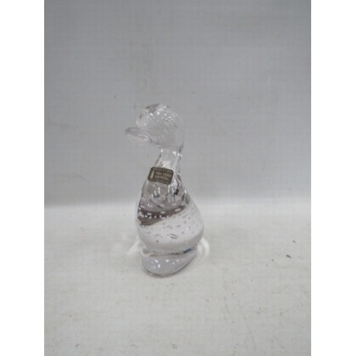 92 - Whitefriars duck paper weight