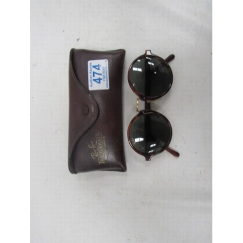 474 - Genuine Ray Ban vintage sunglasses and case