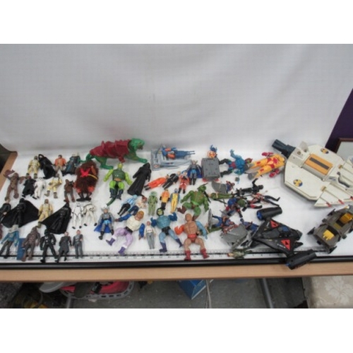 491 - Collection of vintage He Man & other figures inc SW