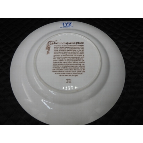 172 - Spode Lindisfarne plate