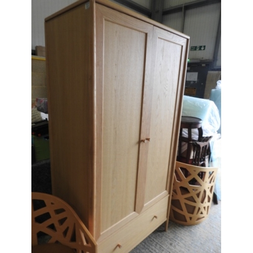 332 - Ercol Shalstones 2 door wardrobe