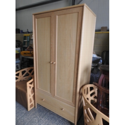 332 - Ercol Shalstones 2 door wardrobe