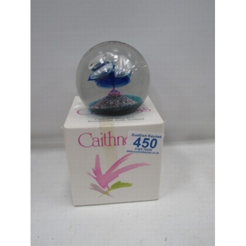 Large Ltd Ed Caithness Paperweight with stand