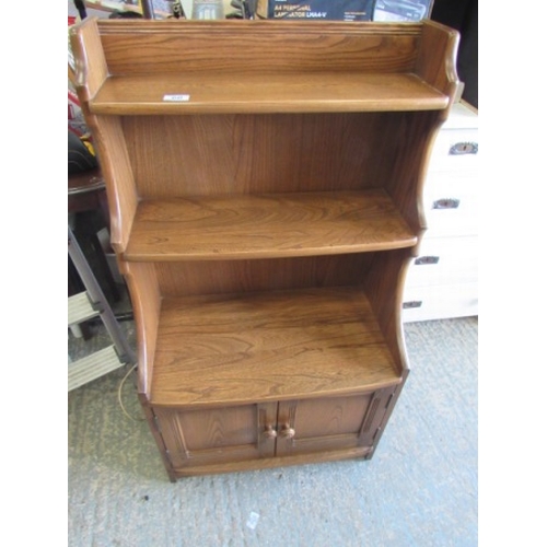 60 - Ercol shelf unit/cupboard